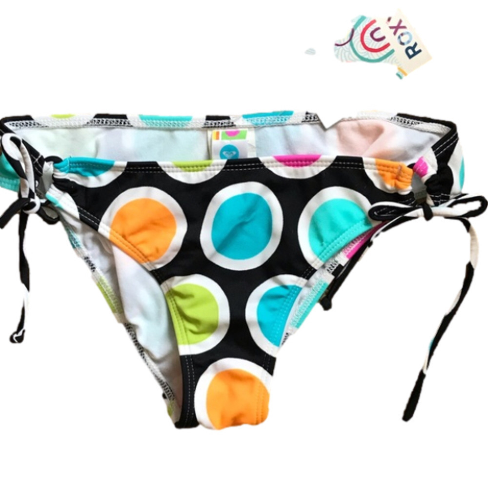 Roxy Bikini Bottom. Brand New With Tags. Multicolour Polka Dots. Women’s Size M